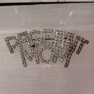 PAGENT Mom Cubic Zirconia Brooch